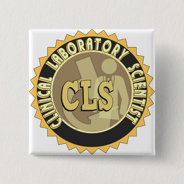 CLS-EMBLEM - KLINISK LABORATORIUMFORSKARE KNAPP (Framsida)
