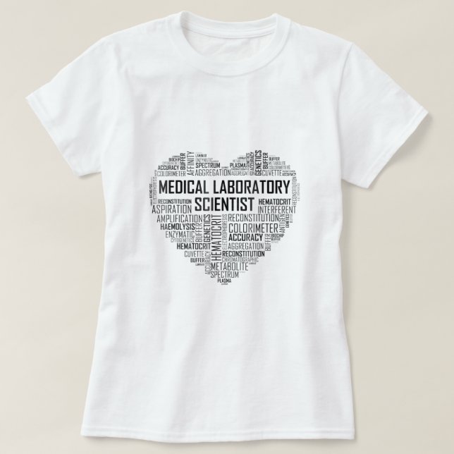 CLS Medicinal Laboratory Scientist T Shirt Clinica (Design framsida)