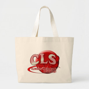CLS RBC LOGOTYP CLINICAL LAB SCIENTIST BLOOD CELLS JUMBO TYGKASSE