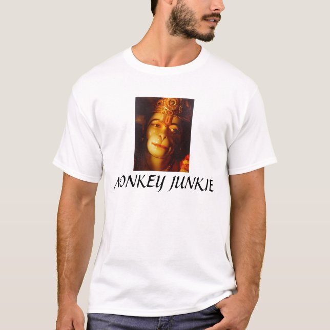 Clsoeup för TAOS Hanuman, APA JUNKI…, - Skräddarsy T-shirt (Framsida)