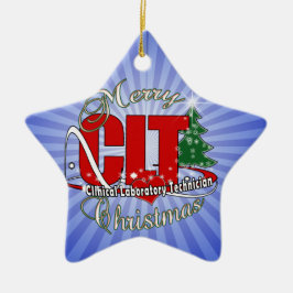 CLT CHRISTMAS Klinisk laboratorietekniker Julgransprydnad Keramik