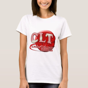CLT CLINICAL LABORATORY TECHNICIAN SWOOSH LOGOTYP T-SHIRT