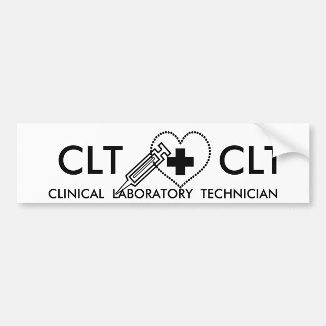 CLT-HJÄRTSPRUTA KLINISKT LAB-TECH BILDEKAL (Framsidan)