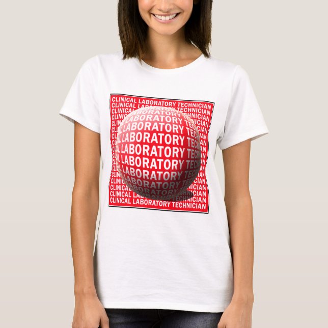 CLT SPHERE BLODROP CLINICAL LABORATORY TECH TEE SHIRT (Framsida)