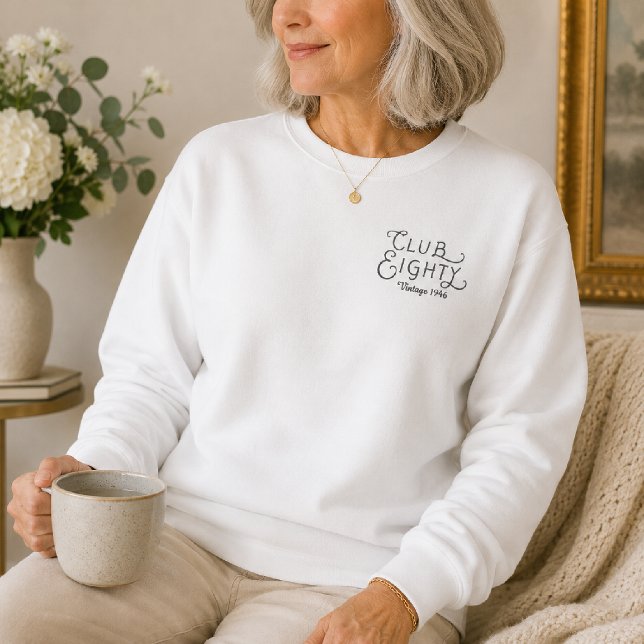 Club Eighty 80-års sweatshirt T Shirt (Skapare uppladdad)