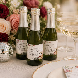 Club Forty Garden Disco Champagne-etiketter