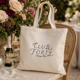 Club Forty Personlig Toteväska Tygkasse