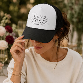 Club Forty Personlig Truckerhatt Keps