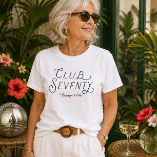 Club Seventy Vintage Födelsedags T-Shirt
