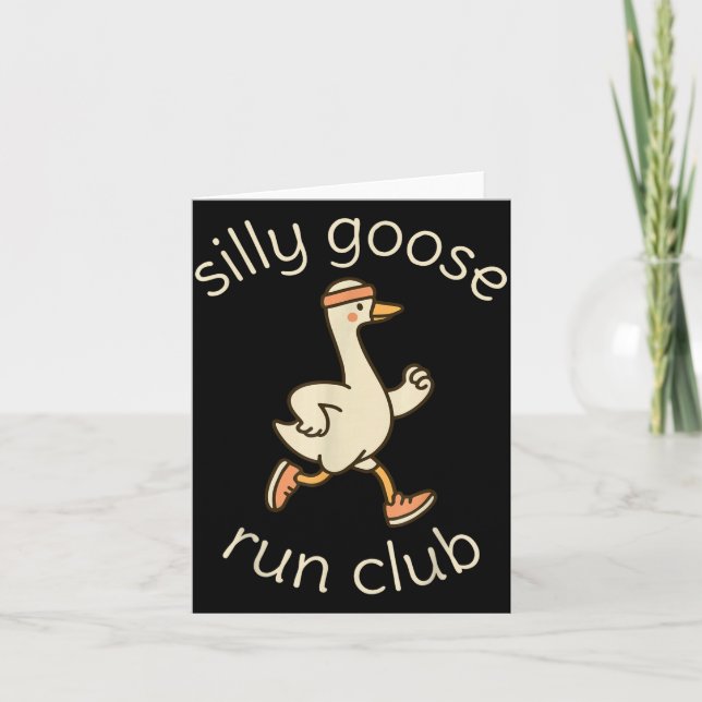 Club Sport Silly Marathon Gymer Running Goose Runn Kort (Framsida)