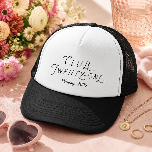 Club Twenty-One Vintage Trucker Hatt Keps (Skapare uppladdad)