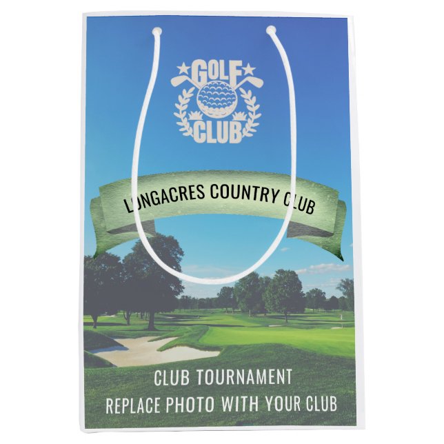Clubb / Företag Golfturnering Logotyp Evenemangsfa (Framsidan)