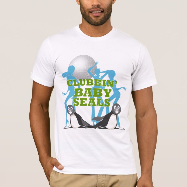 Clubbin’ Baby Sälar T Shirt (Framsida)