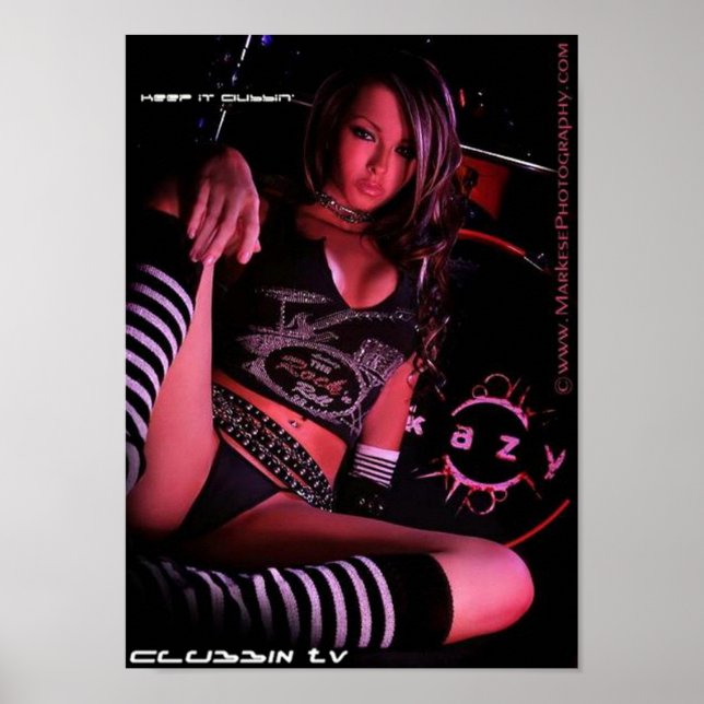 Clubbin tv-Behålla det klubbin" Poster (Framsidan)