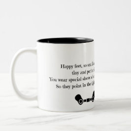 Clubfoot-medvetande mugg