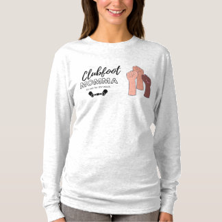 Clubfoot Momma långärmad T Shirt