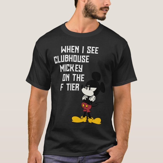 Clubhouse Mickey F Tier T Shirt (Framsida)
