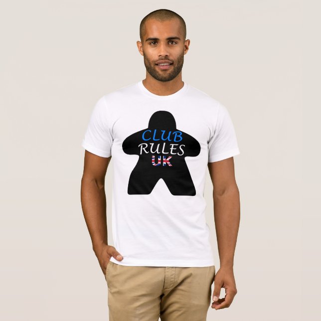 ClubRulesUK logotyp Tee Shirt (Hel framsida)