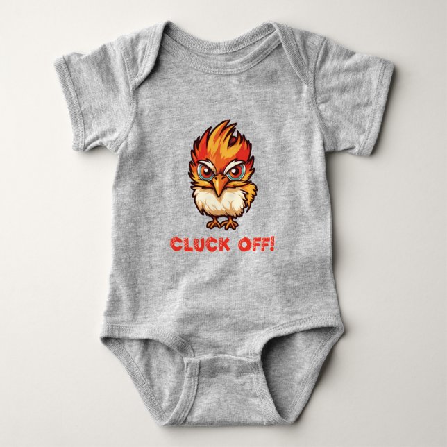 Cluck Av| Funny Chicken T Shirt (Framsida)
