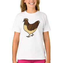 Cluck & Lugn- Hand plockade Chicken Art