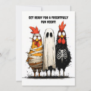 Cluckin’ Creepy Halloween Bash Inbjudningar