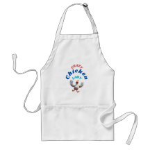 Cluckins Chic: den Crazy Chicken Dam Apron