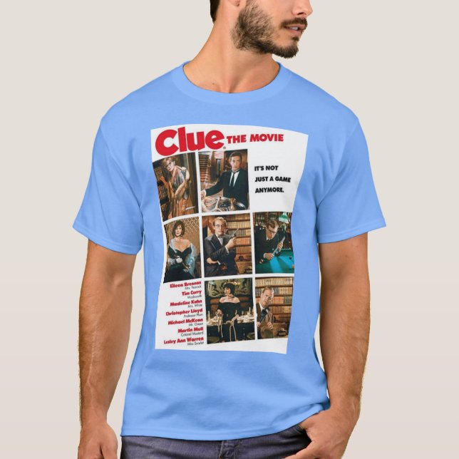 Clue 1985 retropojke t shirt (Framsida)