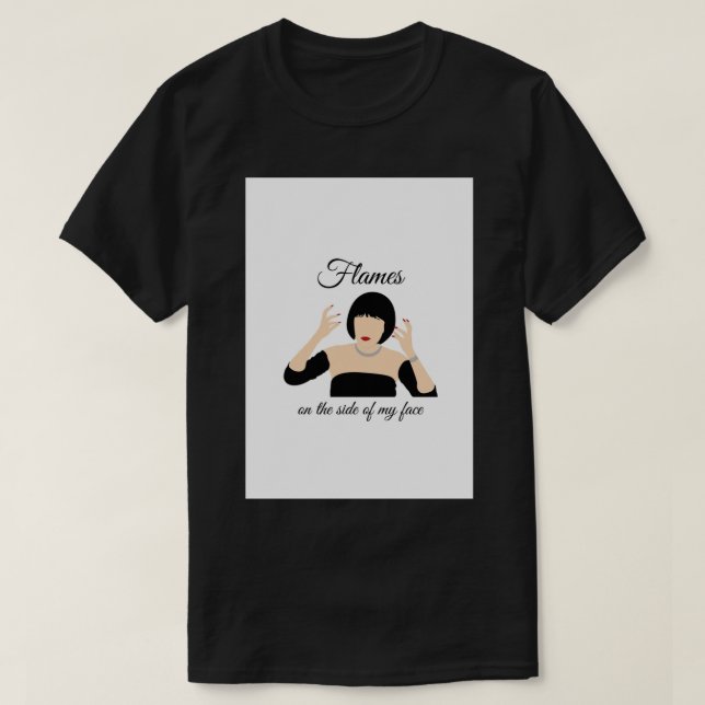 Clue Mrs White Greeting Card T Shirt (Design framsida)