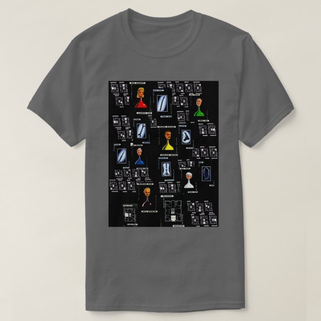 Cluedo-upprepning T Shirt (Design framsida)