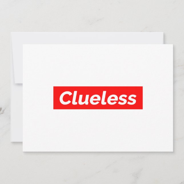 Clueless III Inbjudningar (Framsida)