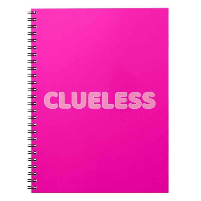 Clueless jag anteckningsbok (Framsidan)