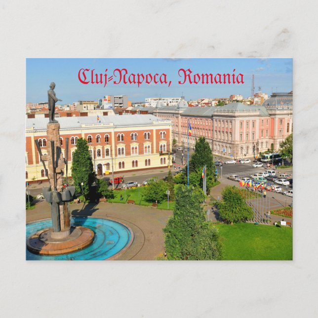 Cluj-Napoca, Rumänien Vykort (Framsida)