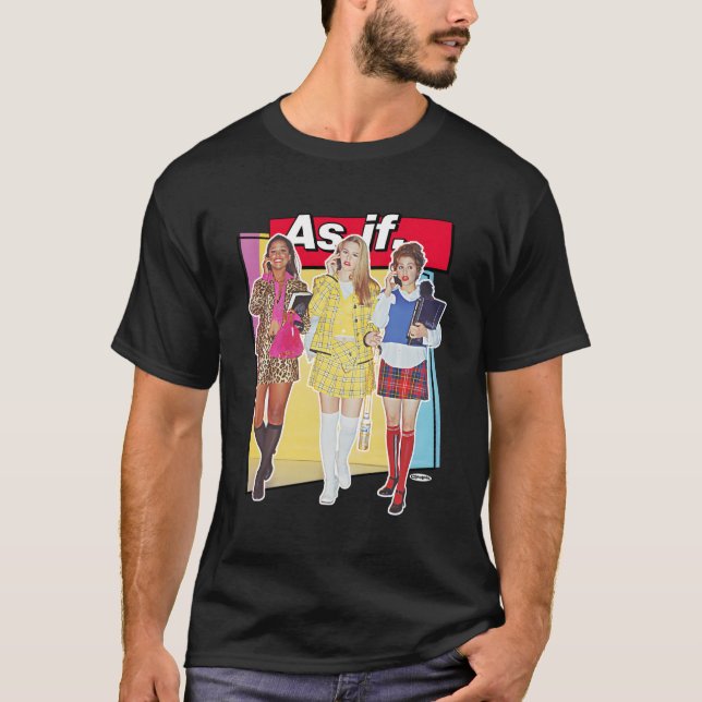 Cluless Geometric As if T Shirt (Framsida)