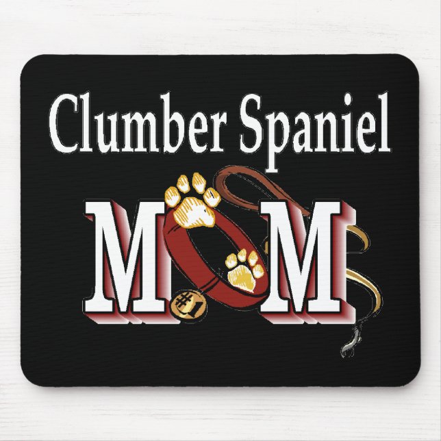 Clumber Spain Hund Mamma Gifts Musmatta (Framsidan)