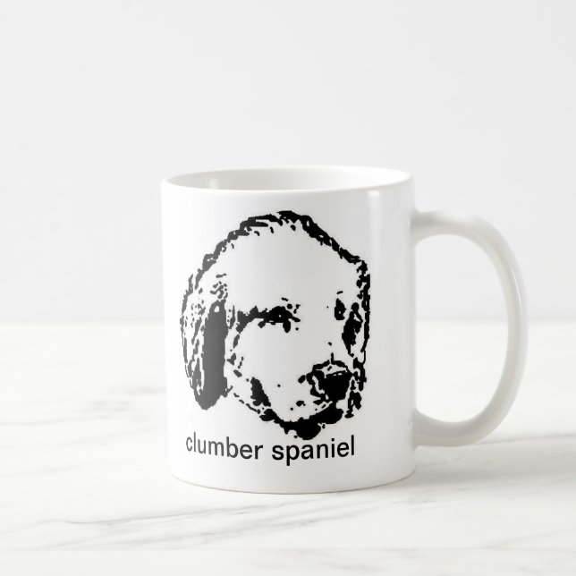 Clumber Spaniel Kaffemugg (Höger)