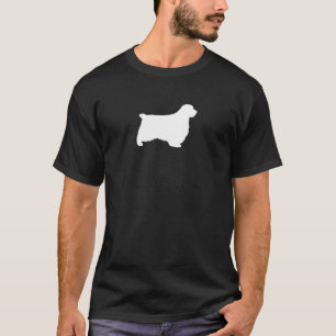 Clumber Spaniel Siluett Tee Shirt
