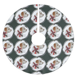 Clumber Spansk jul Julgransmatta Borstad Polyester