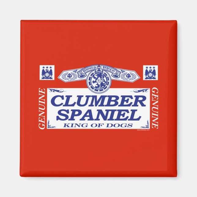 Clumber Spanska Magnet (Framsidan)