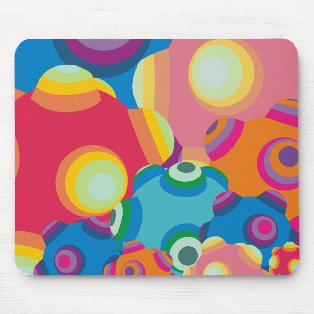 ClumpBubble Collage Mousepad Musmatta (Framsidan)