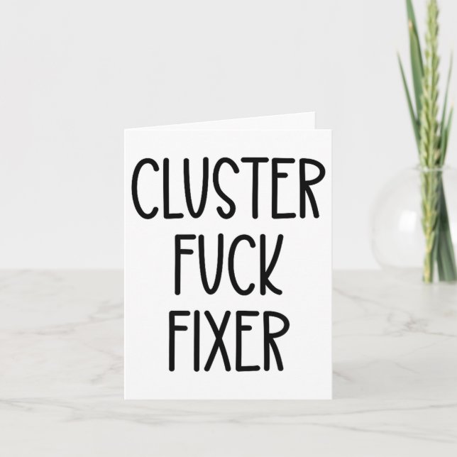 Cluster For Fixer Of Everything Coworkers Chaos Co Kort (Framsida)