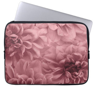Cluster of Light Mauve Dahlias Blommigt Laptop Fodral