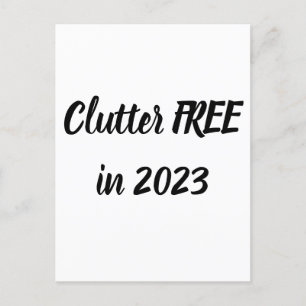 Clutter FREE 2023 - Self Care! Vykort