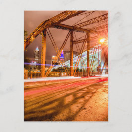 clveland ohio skyline vykort