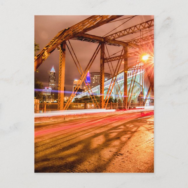 clveland ohio skyline vykort (Framsida)