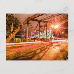 clveland ohio skyline vykort