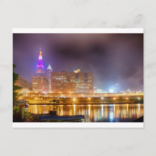 clveland ohio skyline vykort (Framsida)