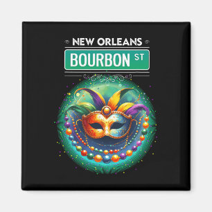 Cly New Orleans Bourbon Street Coola Roligt Nola M Magnet