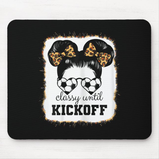 Cly Tills Kickoff Blekad Leopard Rolig Fotboll Gi Musmatta (Framsidan)