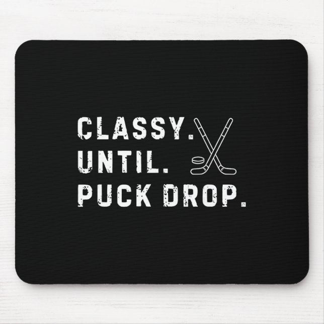 Cly Until Puck Drop Hockey Season Game Day  Musmatta (Framsidan)