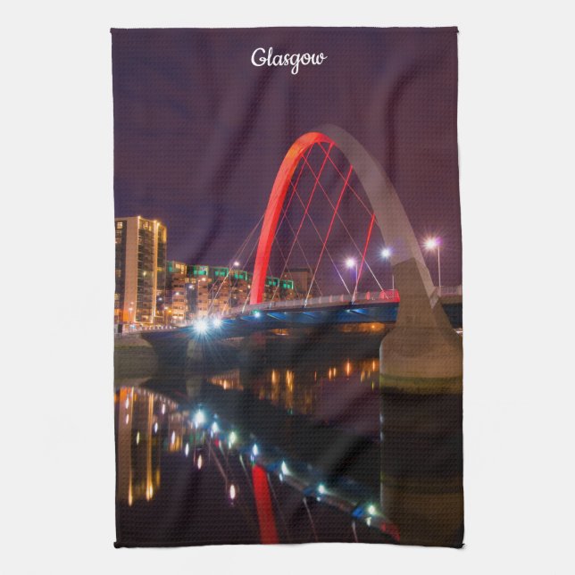 Clyde Arc, Glasgow Kitchen-tehandduken Kökshandduk (Vertikal)